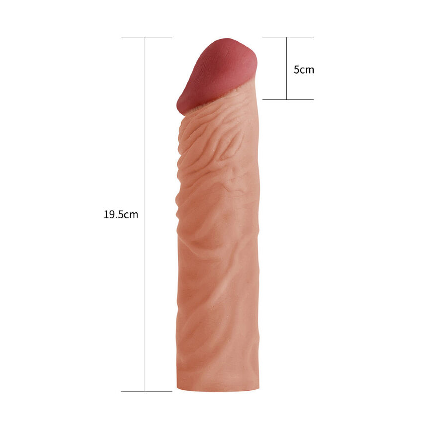 Насадка на член - Pleasure X-Tender Penis Sleeve Add 2" Flesh