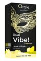Рідкий вібратор Orgie DUAL VIBE! коктейль Джин-тонік лимон, 15 мл