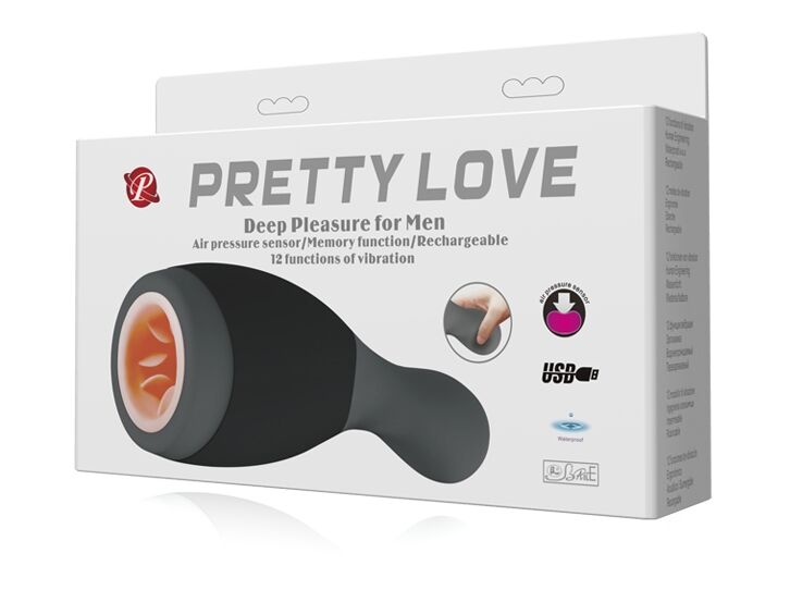 Мастурбатор с вибрацией Pretty Love - Deep Pleasure for Men, BM-00900T43