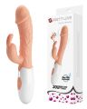 Вибратор с стимулятором клитора Pretty Love - Easter Bunny, BI-014962R