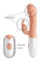 Вибратор с стимулятором клитора Pretty Love - Easter Bunny, BI-014962R