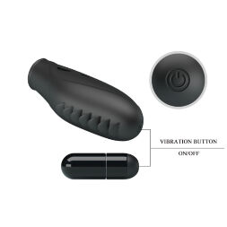 Насадка на палець - Pretty Love Gilo Finger Vibrator Black