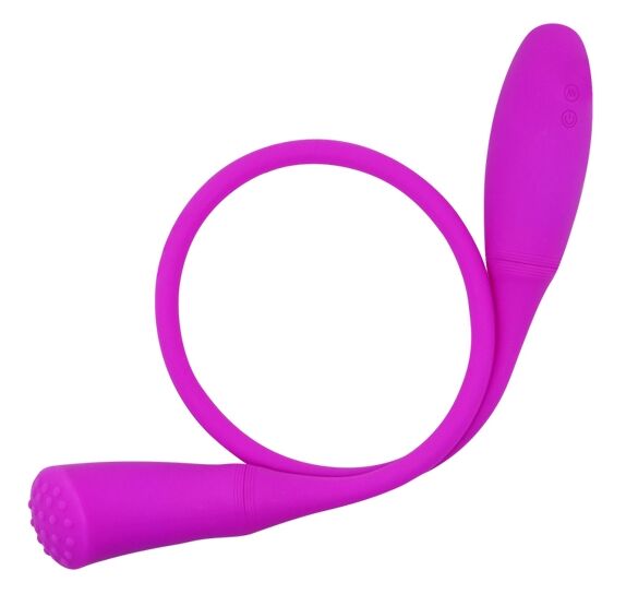 Гибкий двусторонний вибратор PRETTY LOVE - Snaky Vibe, BI-014327-2