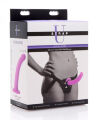 AF216 Страпон с кольцевой крепью Navigator Silicone G-Spot Dildo фиолетовый
