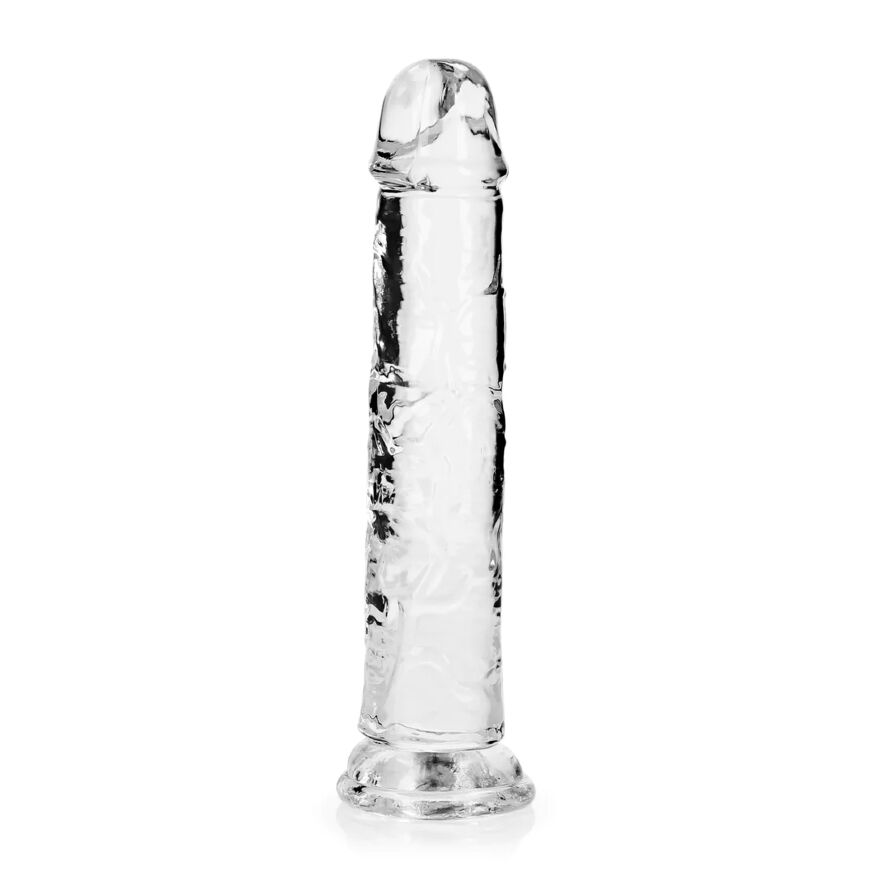 Прозорий фалоімітатор - Realrock Dildo 8" Transparent
