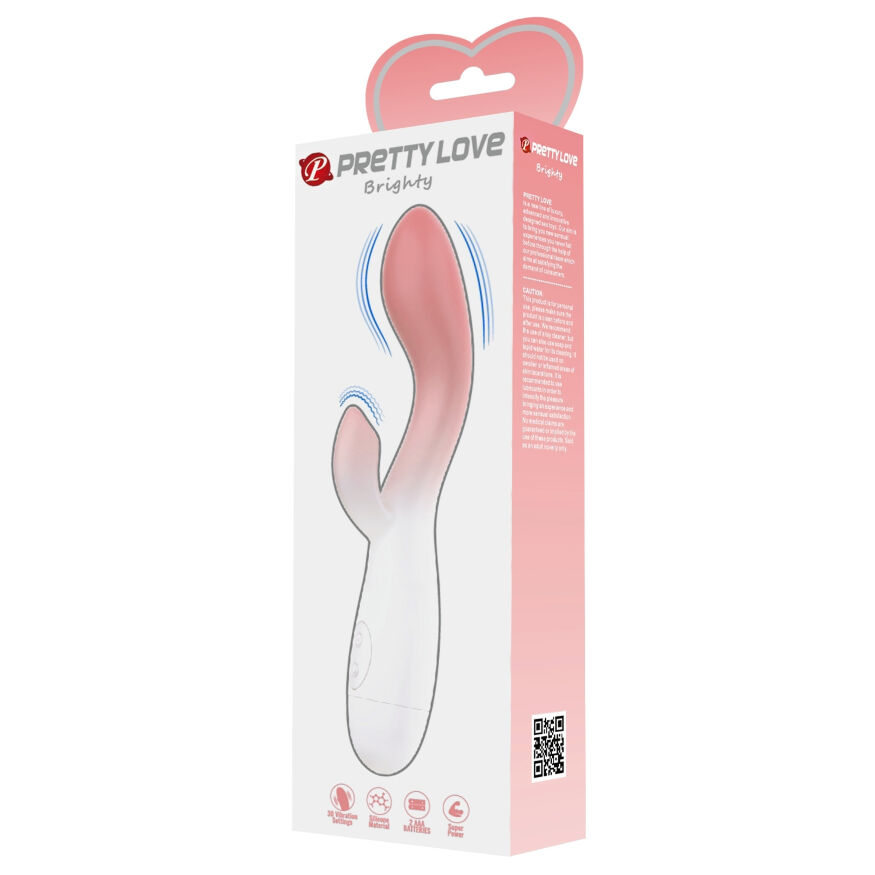 Вібромасажер серії Pretty Love - BRIGHTY Pink, BI-014174-A5