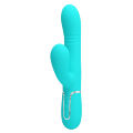 Вібромасажер із поступальним рухом серії Pretty Love - Mariana Twinkled Green 7 vibration functions 4 rolling functions