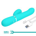 Вібромасажер із поступальним рухом серії Pretty Love - Mariana Twinkled Green 7 vibration functions 4 rolling functions