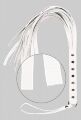 Флогер S&amp;M Fancy Leather Floger, White