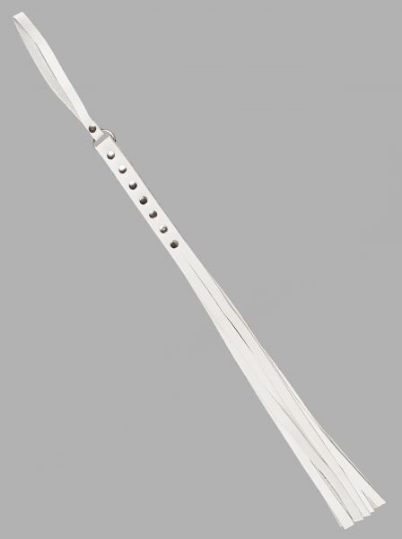 Флогер S&amp;M Fancy Leather Floger, White