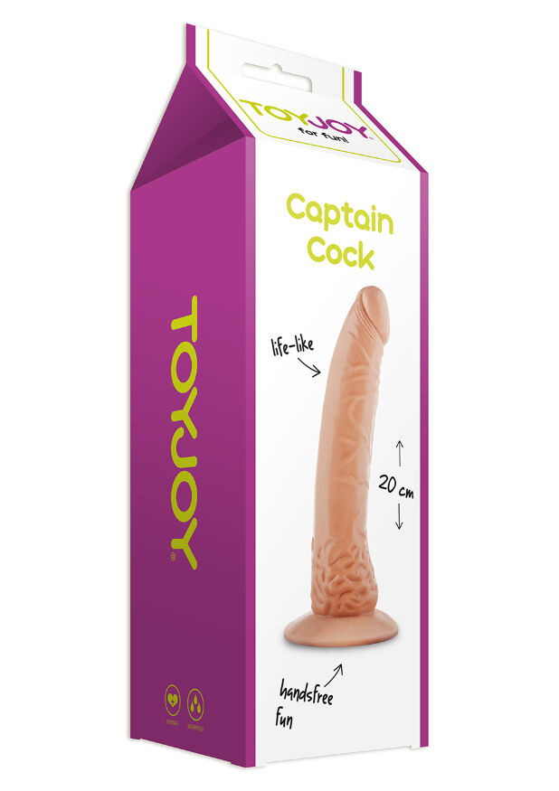 Фаллоимитатор Captain Cock, 18Х3,5 см