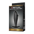 Анальна пробка силіконова Pretty Love Special Anal Stimulation, чорна, 10 х 3 см