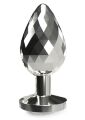 Анальна пробка ToyJoy Anal Play Disco Diamond срібляста, Small