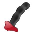 Фаллоимитатор Fun Factory BOUNCER Black, шарики внутри, эффект вибрации, диаметр 3,9 см