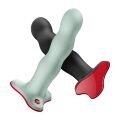 Фаллоимитатор Fun Factory BOUNCER Black, шарики внутри, эффект вибрации, диаметр 3,9 см
