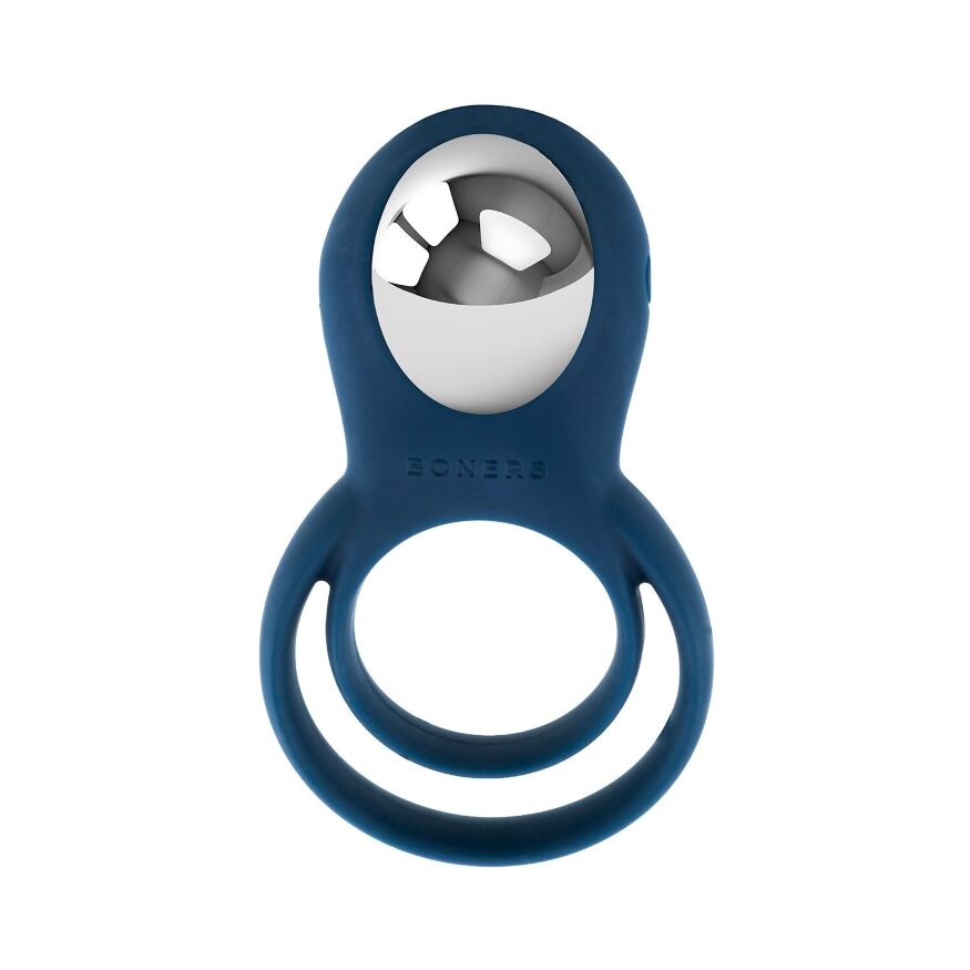 Двойное эрекционное кольцо Boners Vibrating Double Cock Ring