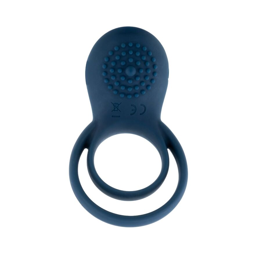 Двойное эрекционное кольцо Boners Vibrating Double Cock Ring
