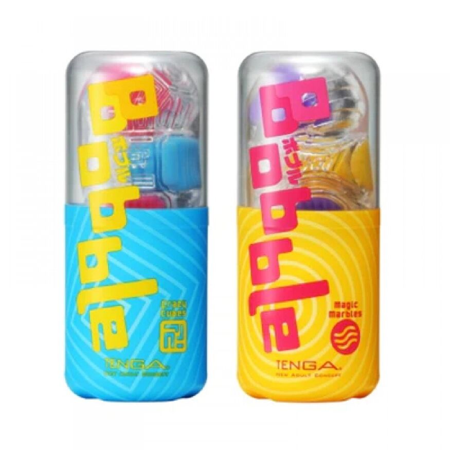 Мастурбатор со стимулирующими шариками TENGA Bobble Crazy Cubes