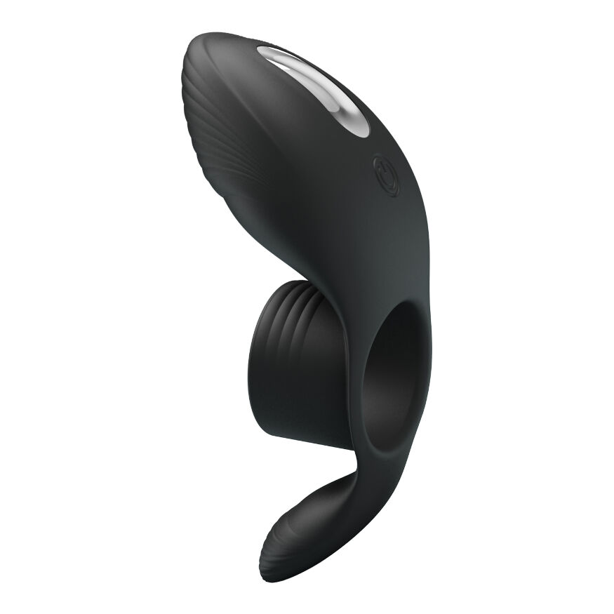 Вібро-кільце Pretty Love - Vibration Penis Sleeve Black 7 vibration functions, BI-210198