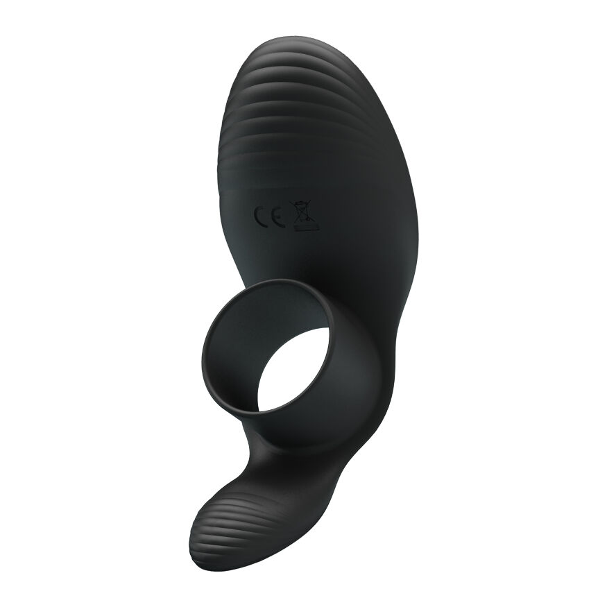 Вібро-кільце Pretty Love - Vibration Penis Sleeve Black 7 vibration functions, BI-210198