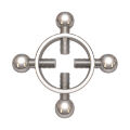 Зажимы на соски с четырьмя болтами Chisa Metal