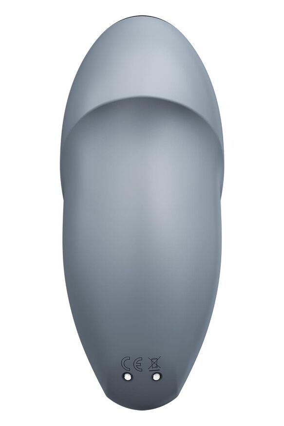 Вибратор для клитора Satisfyer Tap &amp; Climax 1 c вибрацией и постукиванием, серый