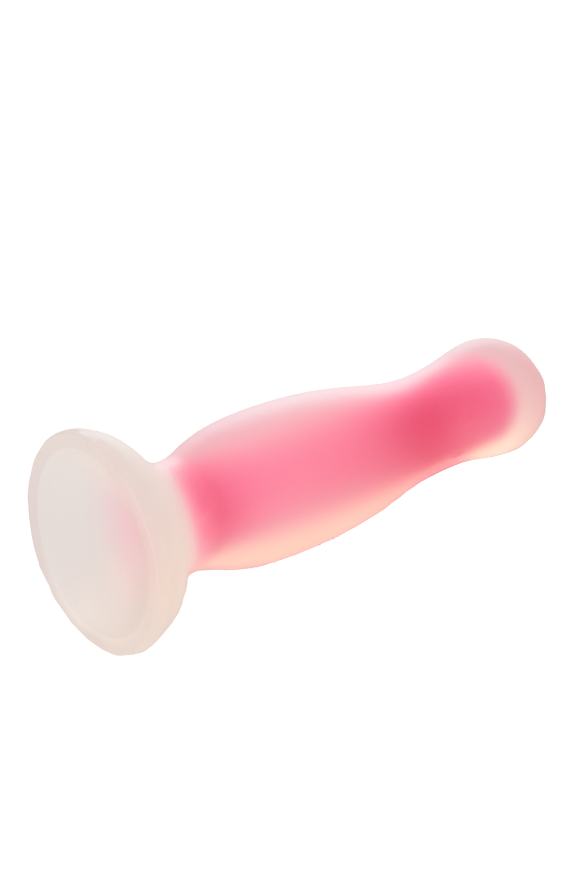 Светящаяся анальная пробка Dream Toys RADIANT SOFT SILICONE GLOW IN THE DARK PLUG LARGE PINK