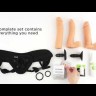 Набор для страпона Doc Johnson Vac-U-Lock Dual Density Experienced Set (мятая упаковка)