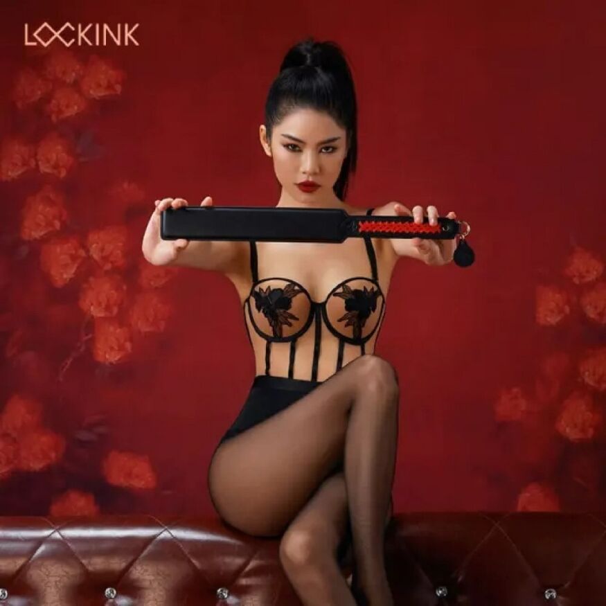 Паддл чорно-червоний плетіння Lockink
