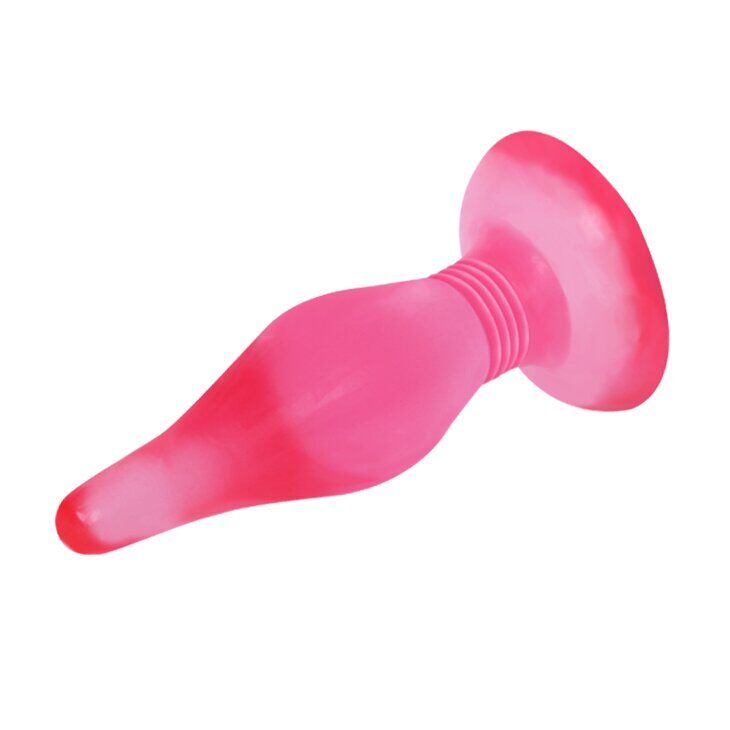Анальная пробка на присоске Butt plug, BI-017006 Pink