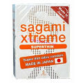 Супертонкі латексні презервативи Sagami Xtreme Superthhin (ціна за упаковку, 3 шт.)