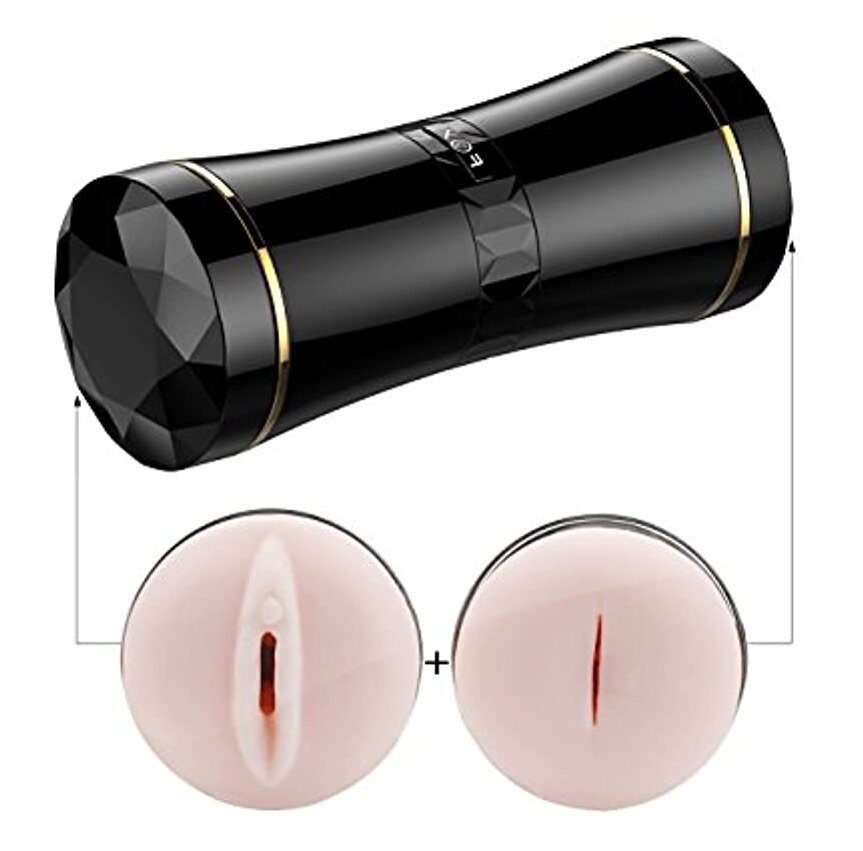 Мастурбатор с двумя входами FOX Masturbation Cup - Double Ends black, BS6300035