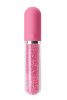 Стеклянный вибратор с кристаллами NS Novelties Stardust Charm розовый