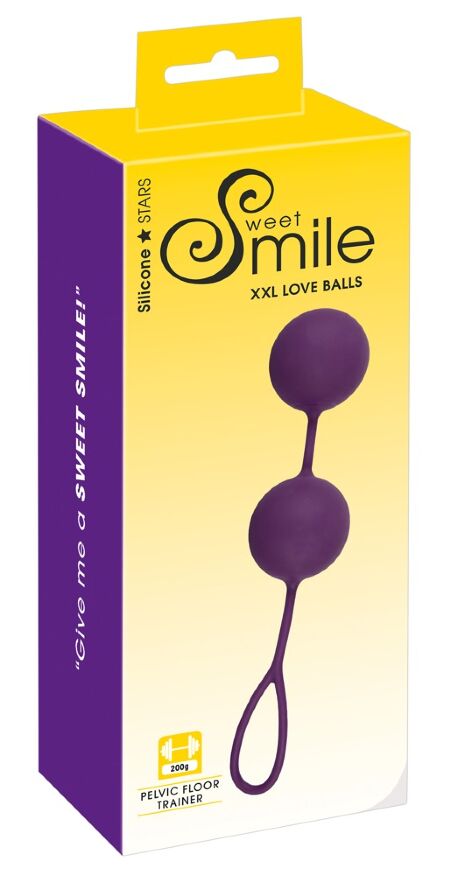 Вагинальные шарики увеличенного размера со смещенным центром тяжести Sweet Smile XXL Balls