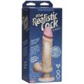 Вибратор Doc Johnson The Realistic Cock 8 inch ULTRASKYN, диаметр 5,1см, плавная регулировка