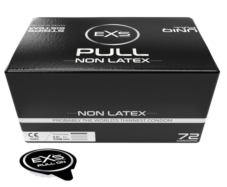 Без латексные ультратонкі презервативи EXS - Pull Non-Latex Condom, №1