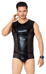 Комплект білизни - Shirt and Shorts 4605, black - M/L