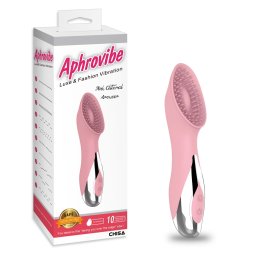 Прекрасный клиторный стимулятор нежно-розового цвета Aphrovibe Pink Clitoral Arouser