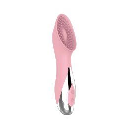 Прекрасный клиторный стимулятор нежно-розового цвета Aphrovibe Pink Clitoral Arouser
