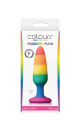 Анальная пробка NS Novelties COLOURS PRIDE EDITION PLEASURE PLUG SMAL
