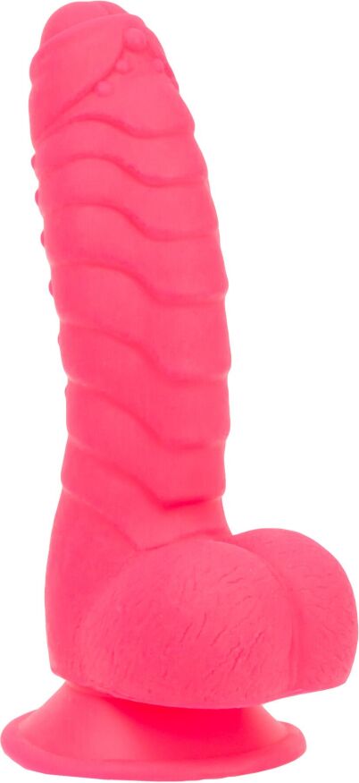Фаллоимитатор ADDICTION - Tom 7" Dildo With Balls - Pink 