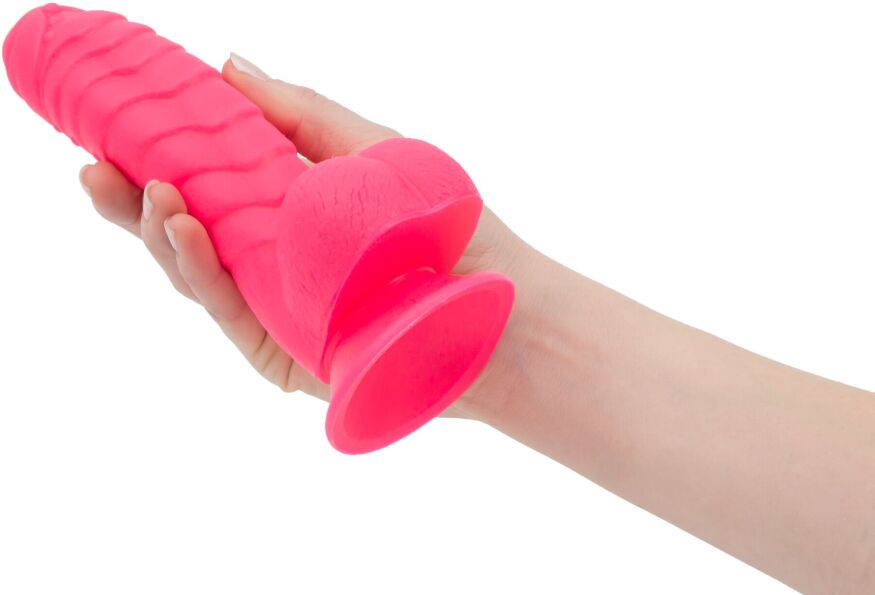 Фаллоимитатор ADDICTION - Tom 7" Dildo With Balls - Pink 