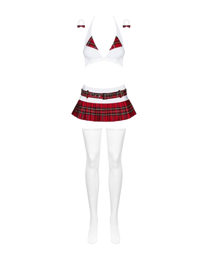 Костюм игривой школьницы Obsessive Schooly (5 предметов)  S/M