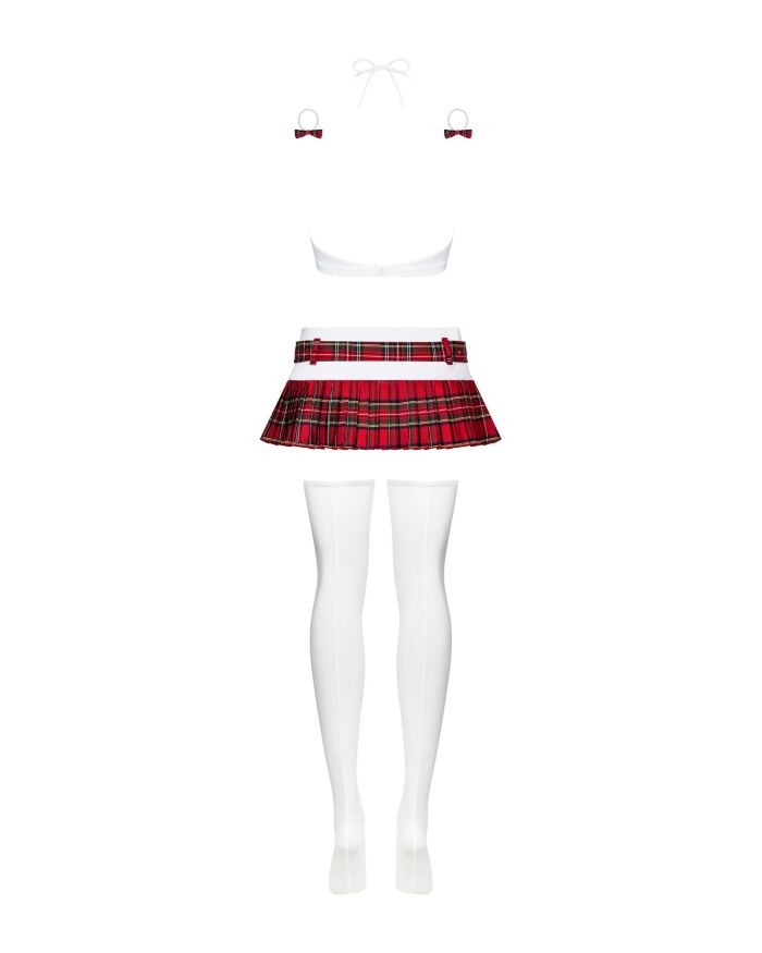 Костюм игривой школьницы Obsessive Schooly (5 предметов)  S/M