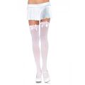Розовые нейлоновые чулки Leg Avenue