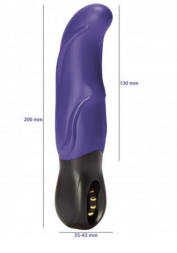 Вибратор Amor для точки G Vibratissimo Blade фиолетовый (Приложение НЕ Функционирует!)