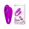 Инновационный вибратор для пар- Pretty Love August Stimulator Purple (App)