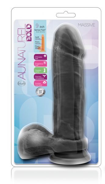 Фаллоимитатор киберкожа AU NATUREL BOLD MASSIVE 9INCH DILDO