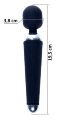 Вибромассажер Boss Series - Massager Power Wand USB Black 16 Function, BS2200037