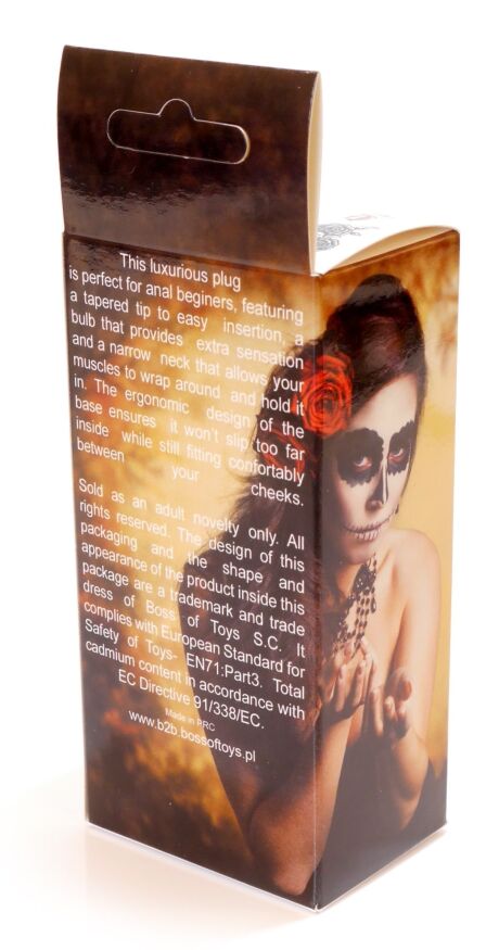 Анальная пробка Boss Series - Jewellery Silver PLUG Clear S, BS6400012
